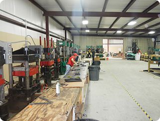 Our Rubber Press Works in America Factory